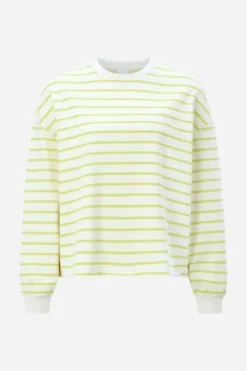 Gestreiftes Oversize-Sweatshirt