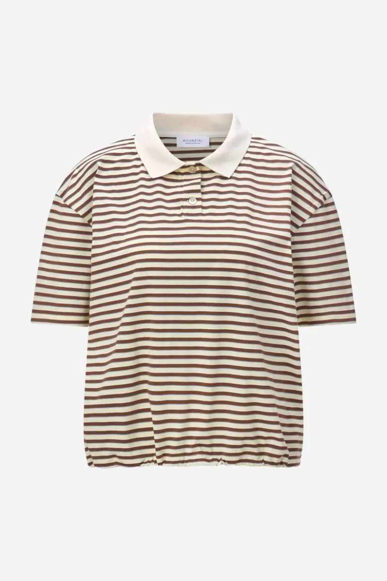 Gestreiftes Poloshirt