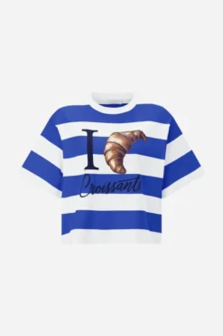 Gestreiftes T-Shirt aus Baumwolle