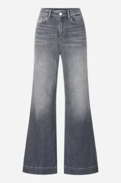 Graue Flared Jeans