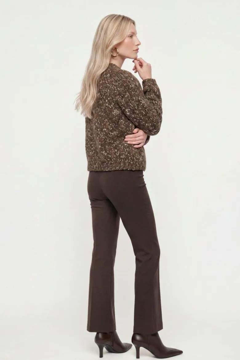 Grob gestrickter Woll-Mix-Cardigan