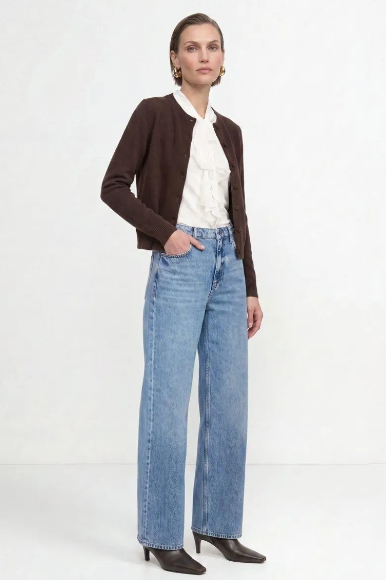 Hellblaue Jeans im Loose Fit
