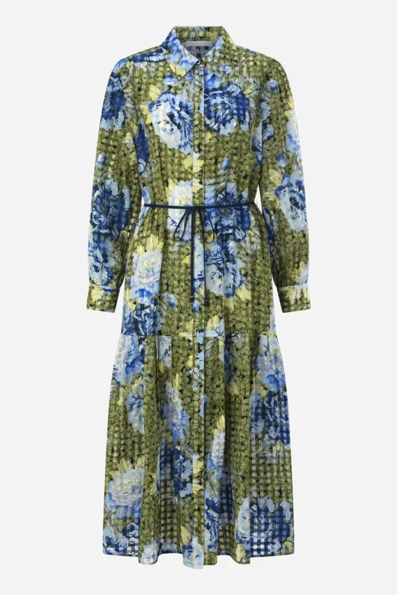 Hemdblusenkleid mit Print