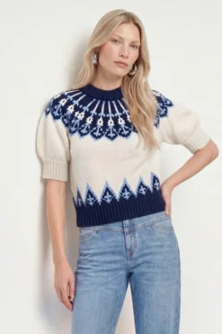 Jacquard-Pullover mit Fair-Isle-Muster