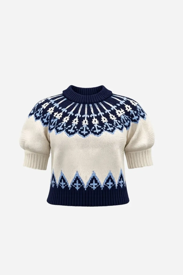 Jacquard-Pullover mit Fair-Isle-Muster