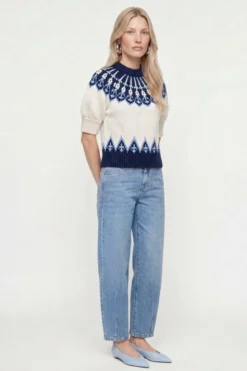 Jacquard-Pullover mit Fair-Isle-Muster