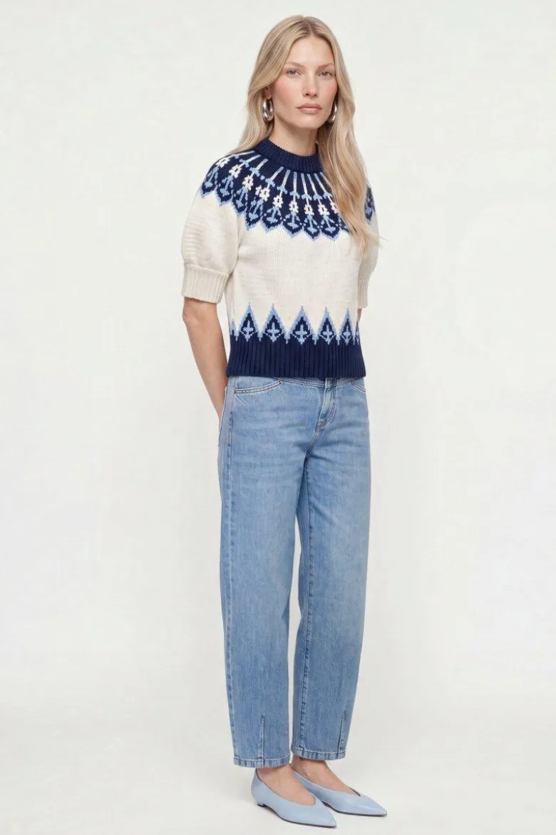 Jacquard-Pullover mit Fair-Isle-Muster