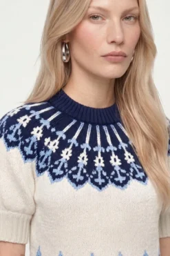 Jacquard-Pullover mit Fair-Isle-Muster