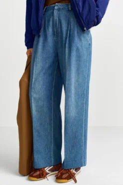 Jeanshose aus Lyocell-Mix