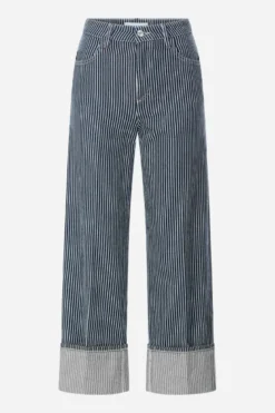 Jeans mit Nadelstreifen