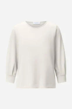 Jersey-Sweatshirt mit Puffärmeln