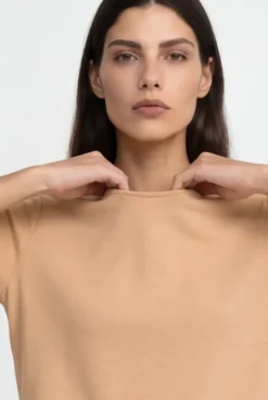 Jersey-Sweatshirt mit Puffärmeln