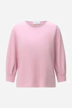 Jersey-Sweatshirt mit Puffärmeln