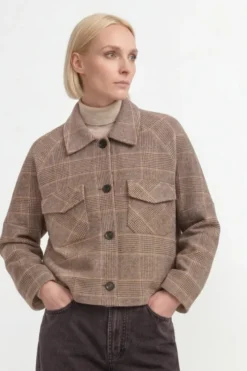 Karierte Hemdjacke