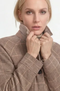 Karierte Hemdjacke