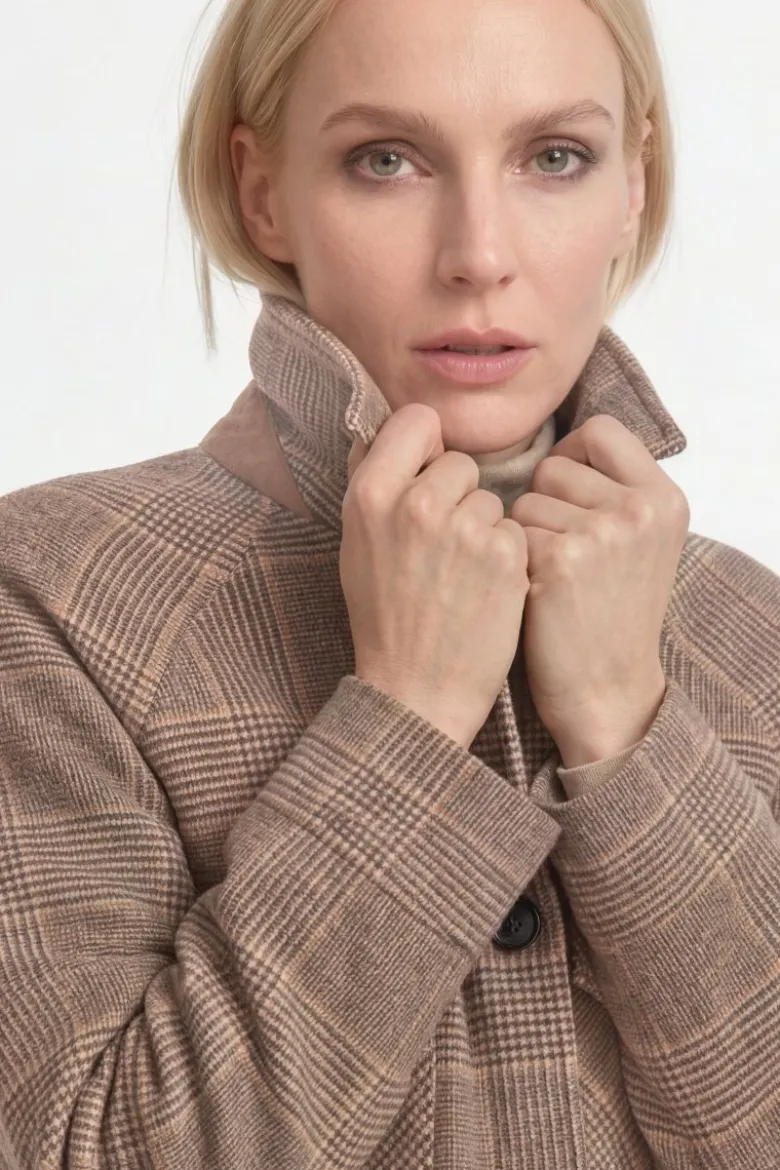 Karierte Hemdjacke