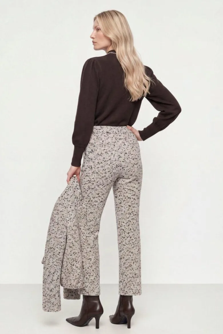 Kaschmirpullover mit Puffärmeln