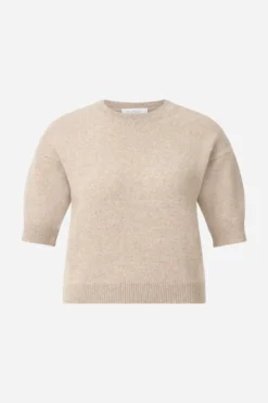 Kaschmirpullover mit Rundhalsausschnitt