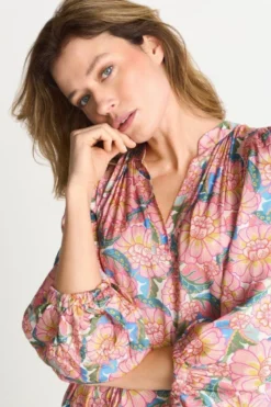 Kleid mit Blumenprint - Made with Liberty Fabric