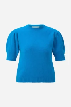 Kurzarm-Pullover mit Puffärmeln