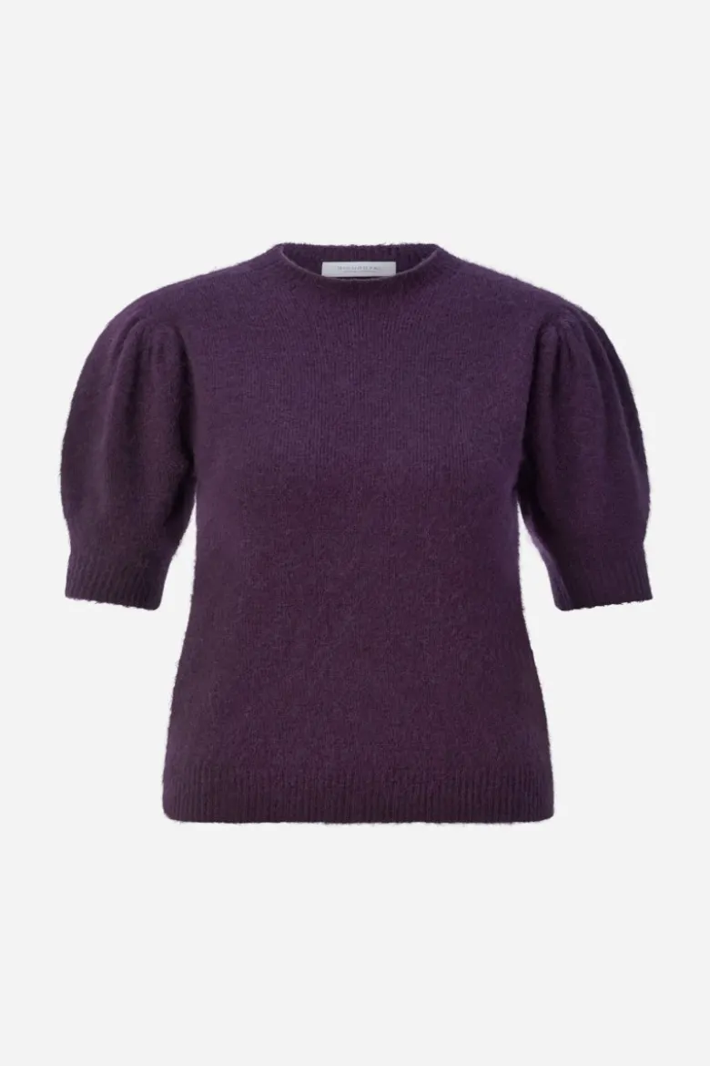 Kurzarm-Pullover mit Puffärmeln