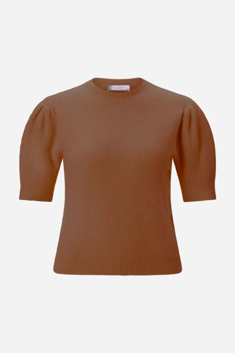 Kurzarm-Pullover mit Puffärmeln