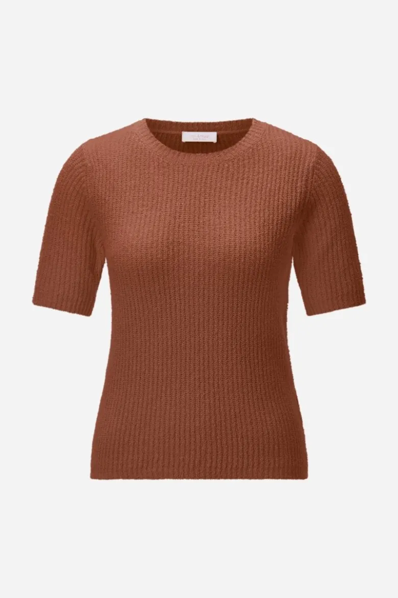 Kurzarm-Strickpullover