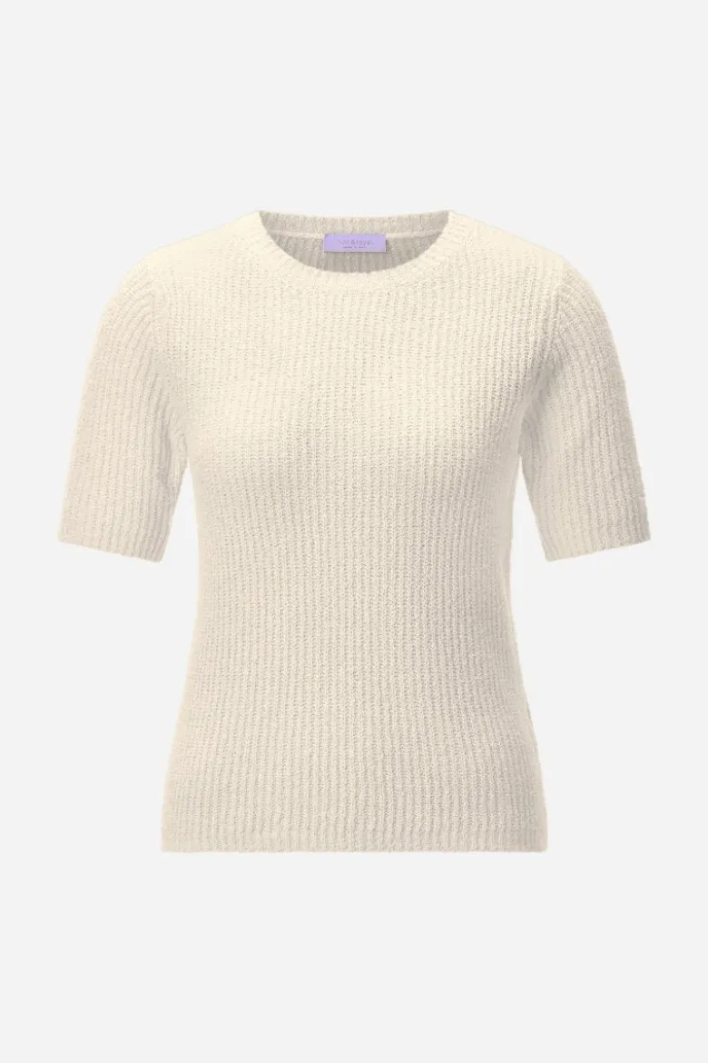 Kurzarm-Strickpullover
