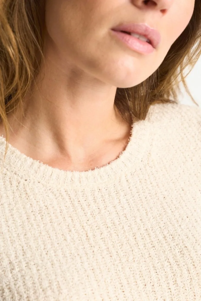 Kurzarm-Strickpullover