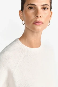 Kurzärmeliger Feinstrickpullover