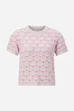 Kurzärmeliges Strickshirt