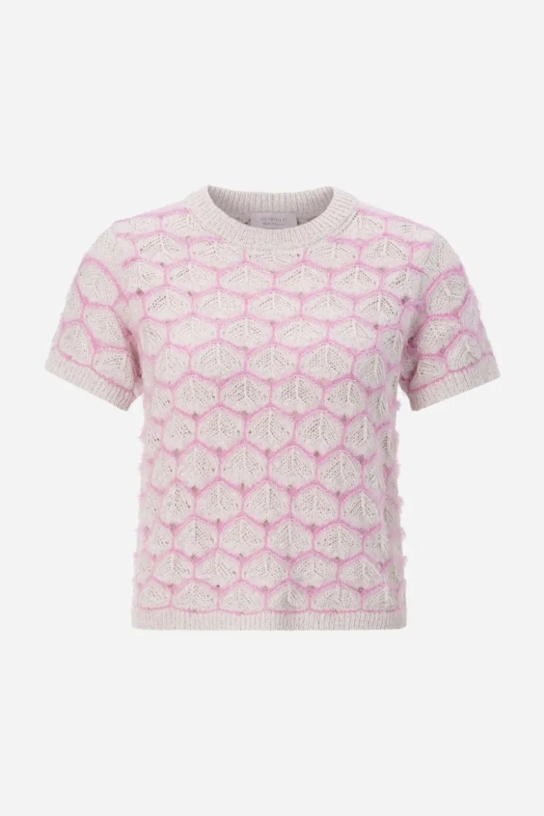 Kurzärmeliges Strickshirt