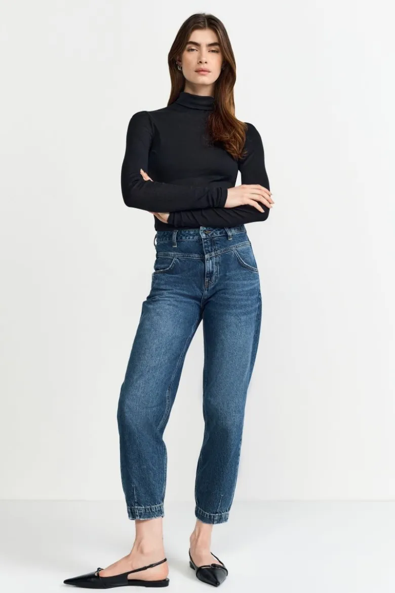 Langarmshirt mit Rollkragen