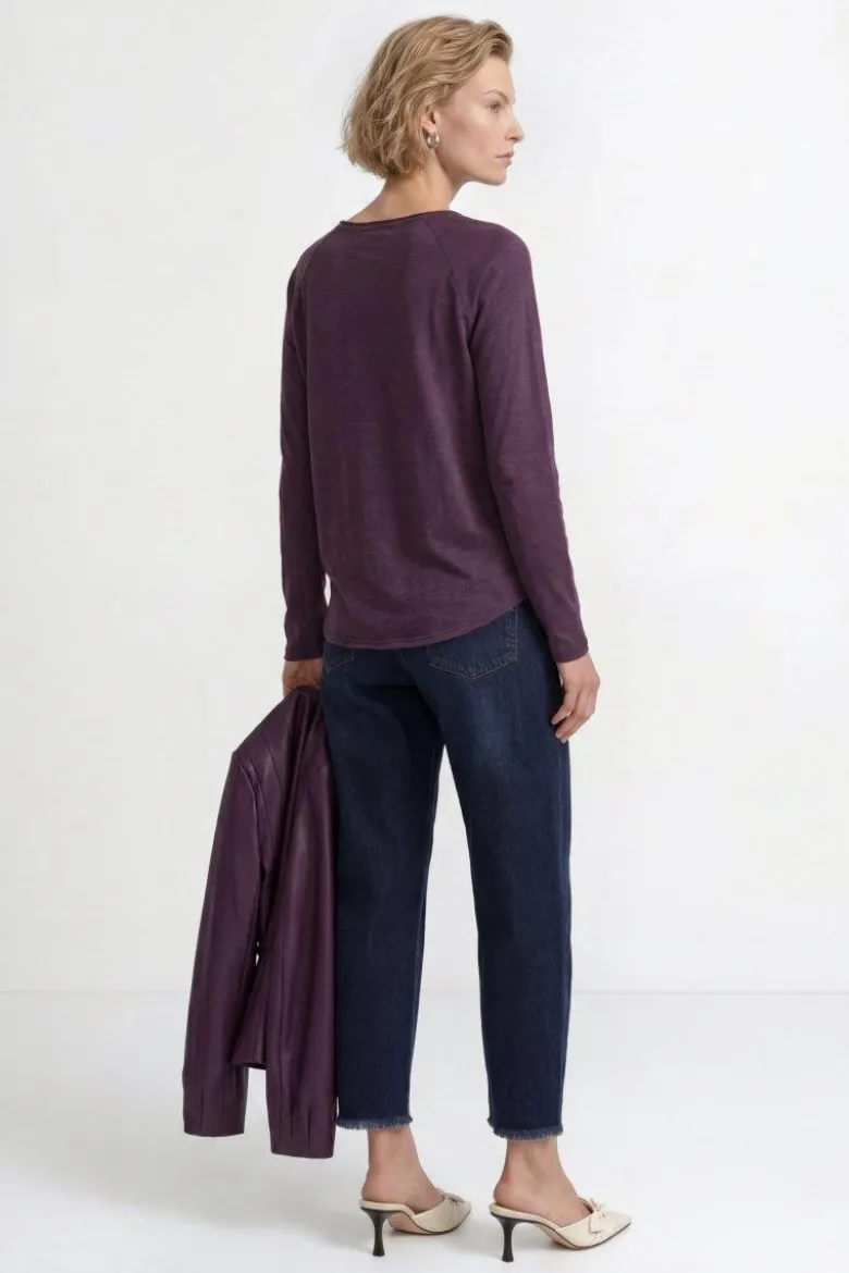 Longsleeve aus Baumwolle