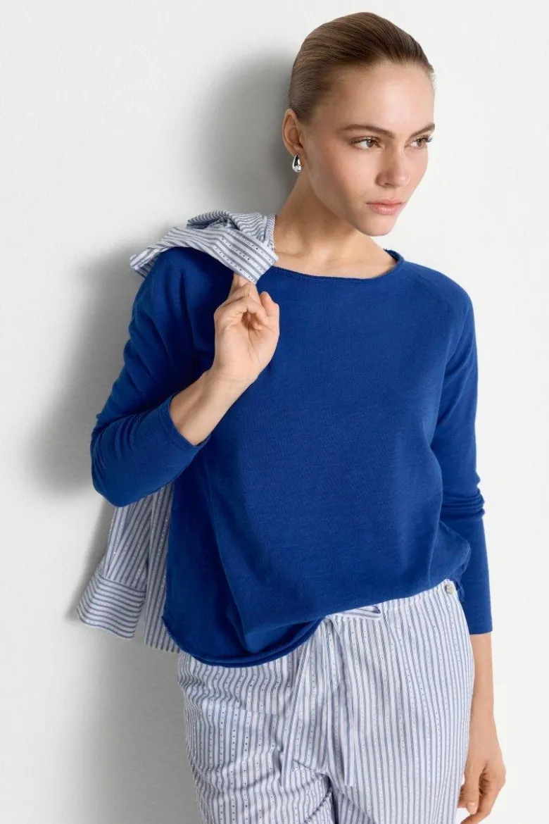 Longsleeve aus Baumwolle