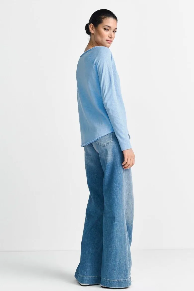 Longsleeve aus Baumwolle