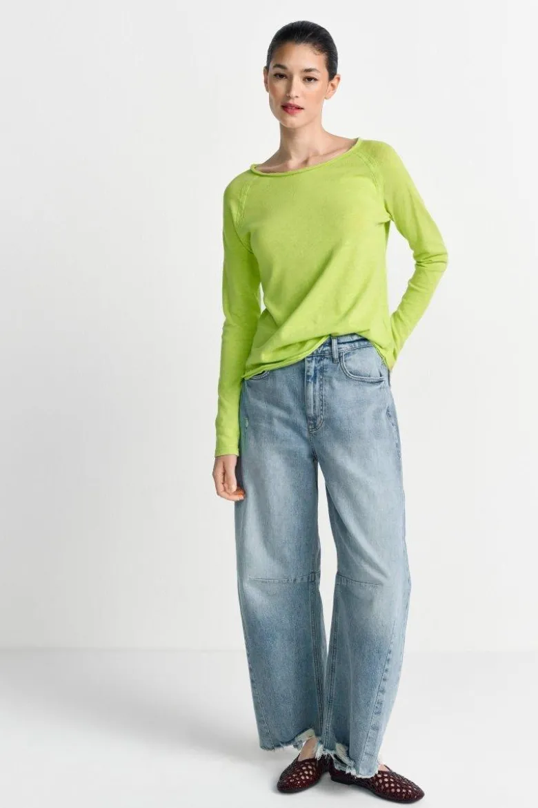Longsleeve aus Baumwolle