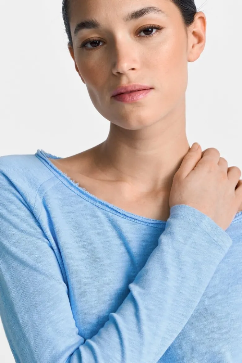 Longsleeve aus Baumwolle