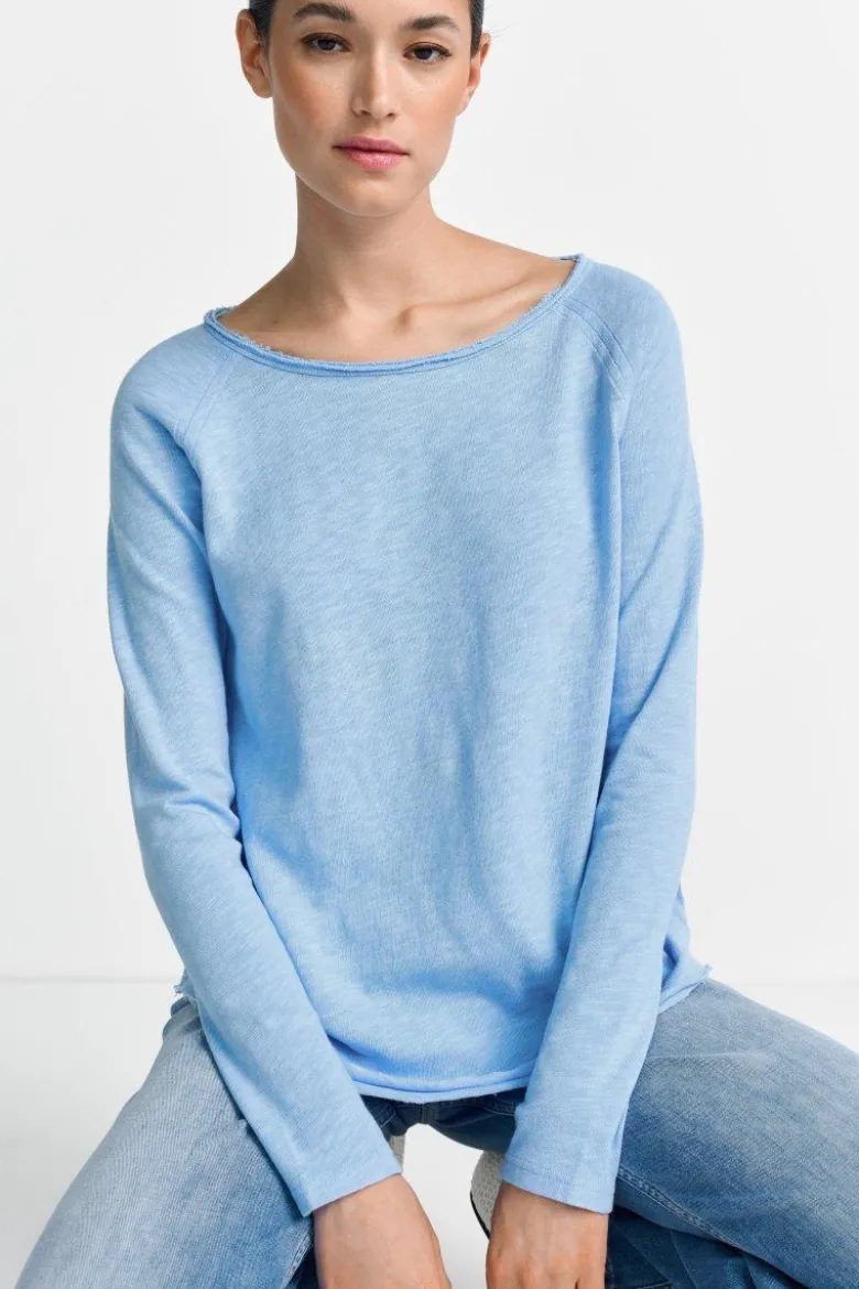 Longsleeve aus Baumwolle