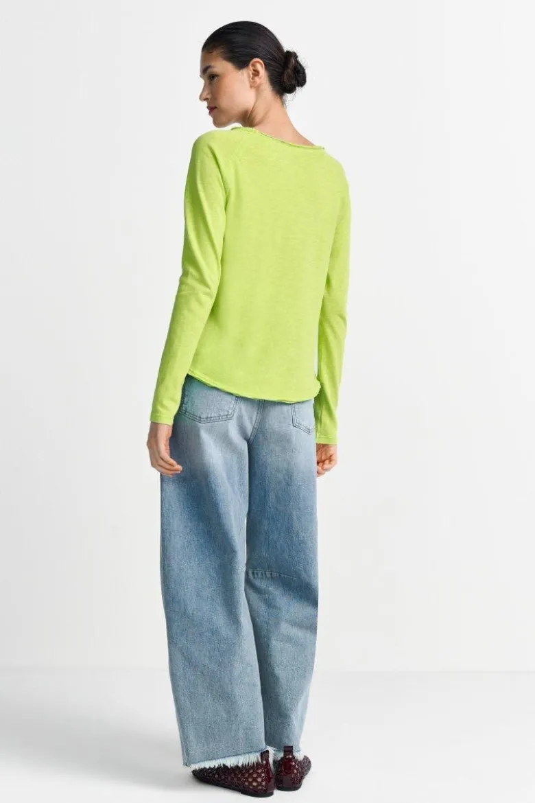 Longsleeve aus Baumwolle