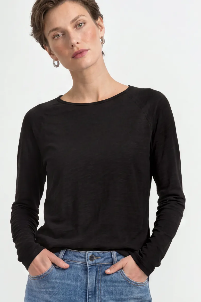 Longsleeve aus Baumwolle