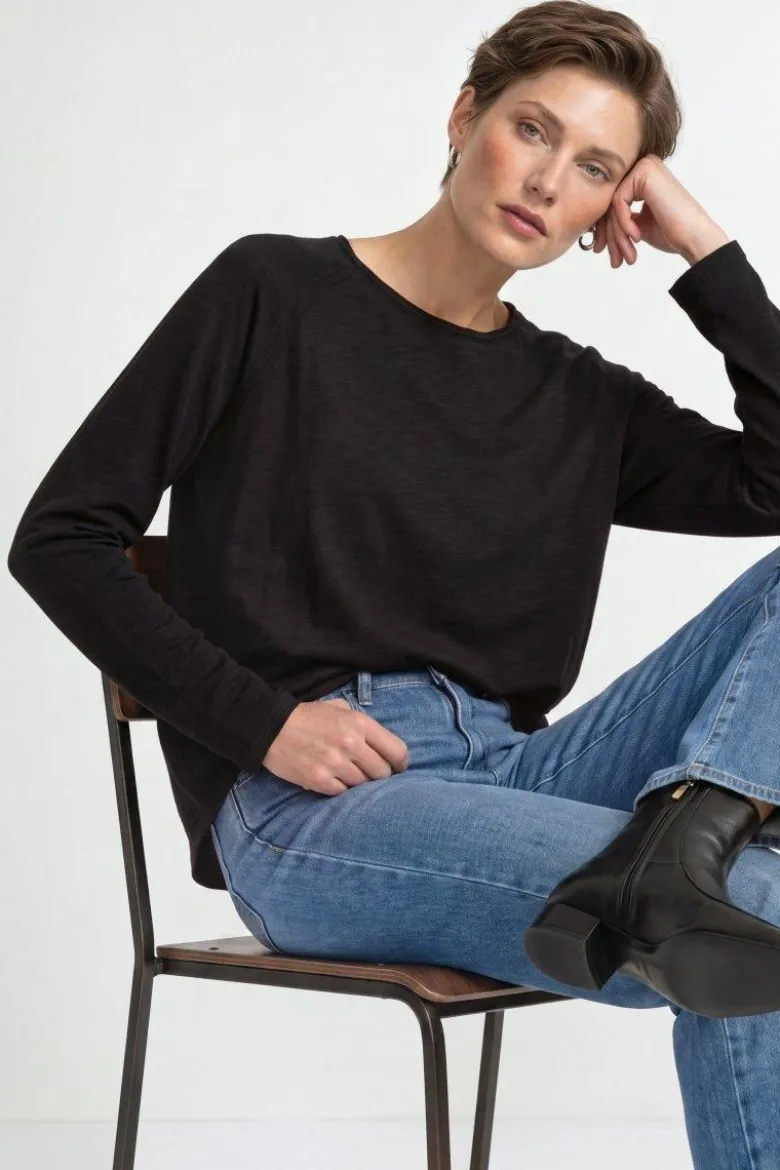 Longsleeve aus Baumwolle