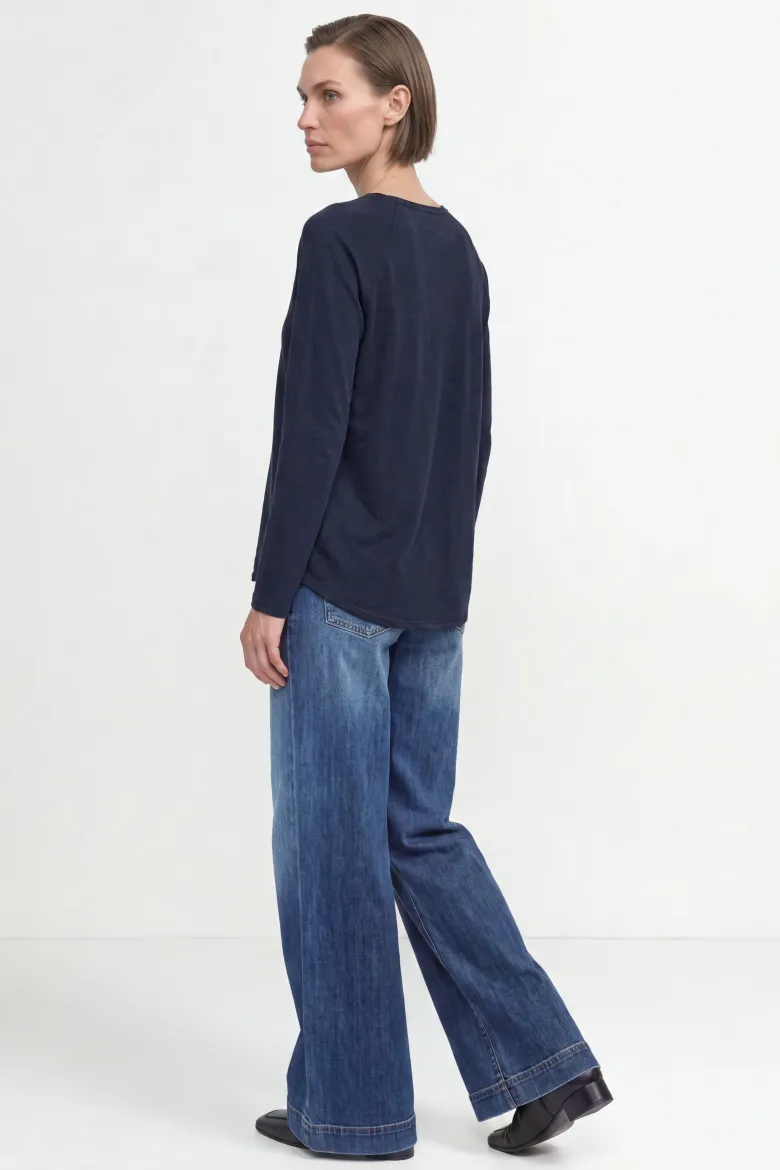Longsleeve aus Baumwolle