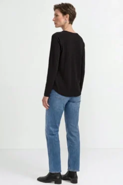 Longsleeve aus Baumwolle