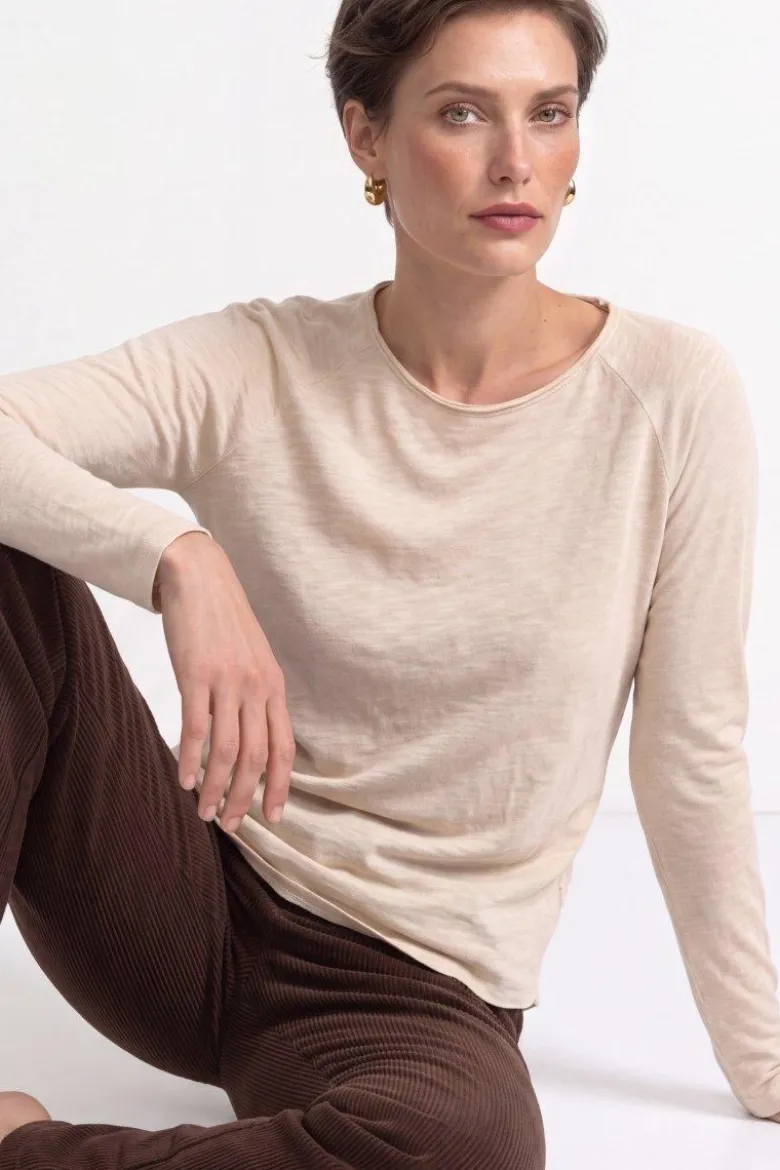 Longsleeve aus Baumwolle