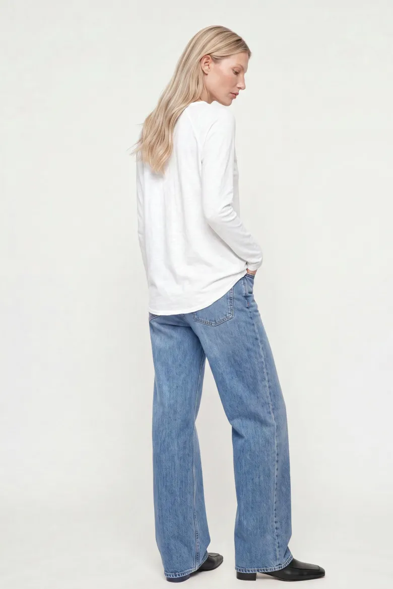 Longsleeve aus Baumwolle