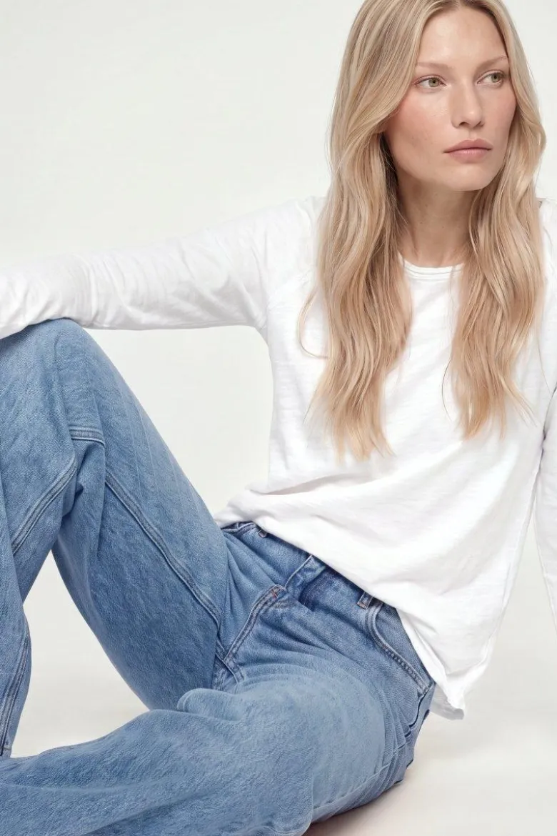 Longsleeve aus Baumwolle