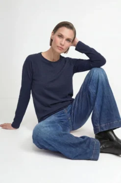 Longsleeve aus Baumwolle