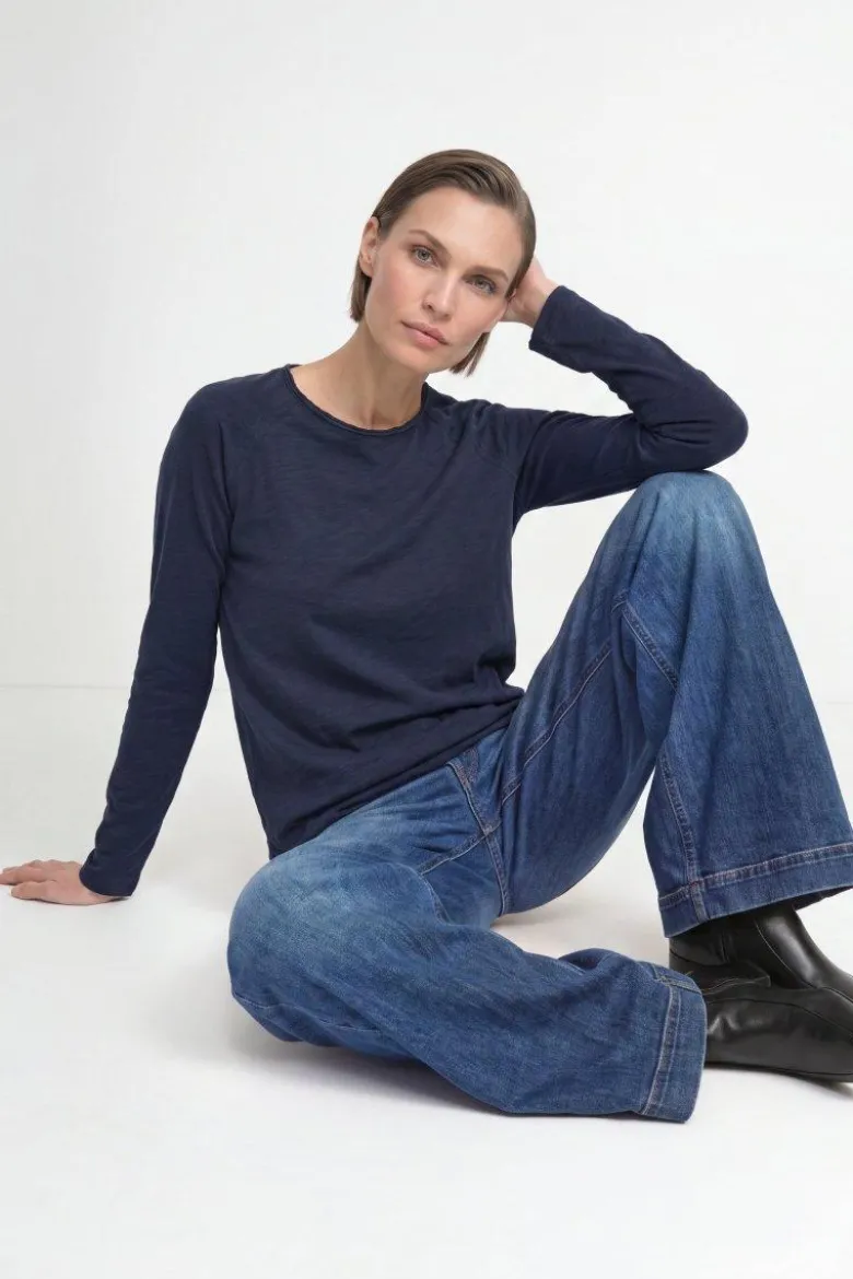 Longsleeve aus Baumwolle