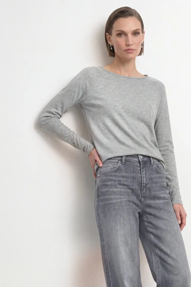 Longsleeve aus Baumwolle